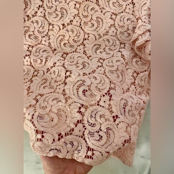 Zara Woman’s Pink Lace Top Small - Picture 13 of 13